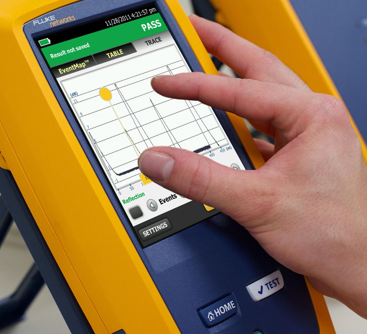 OTDR Optical Time Domain Reflectometer Fluke Networks